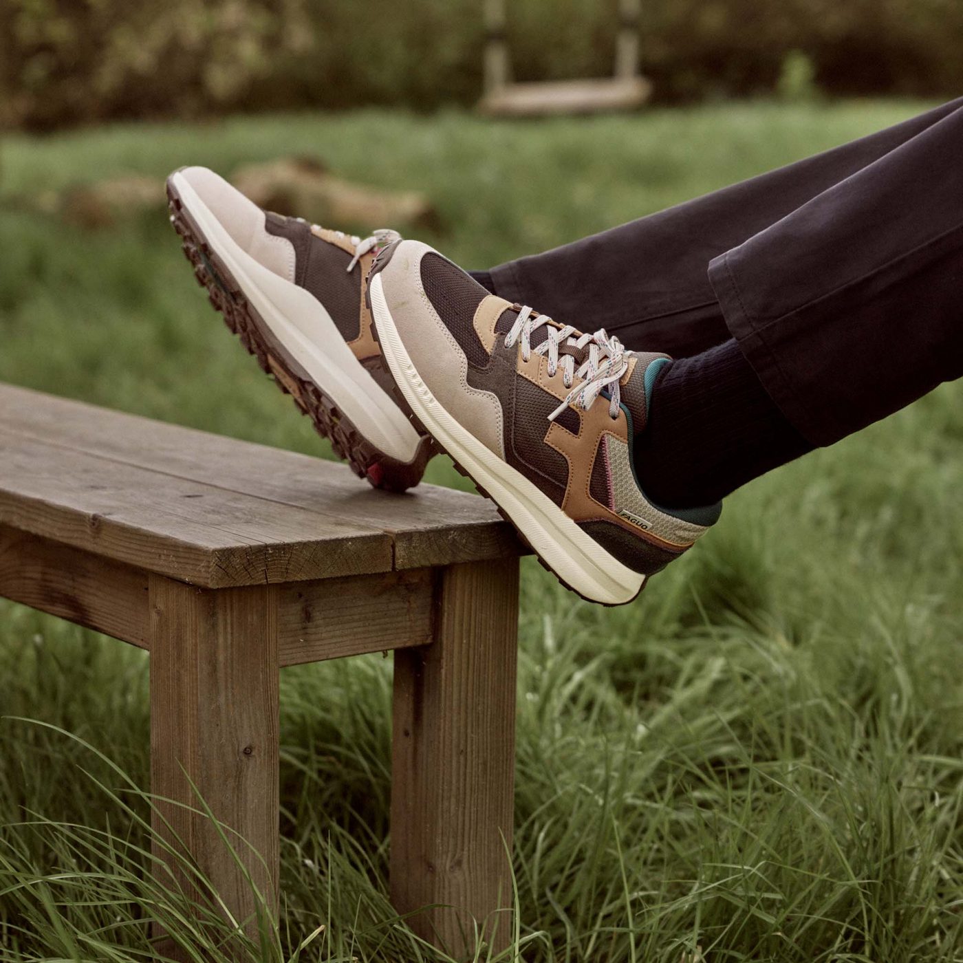 Runnings Marron & Beige Foncé Limwood - Mixte