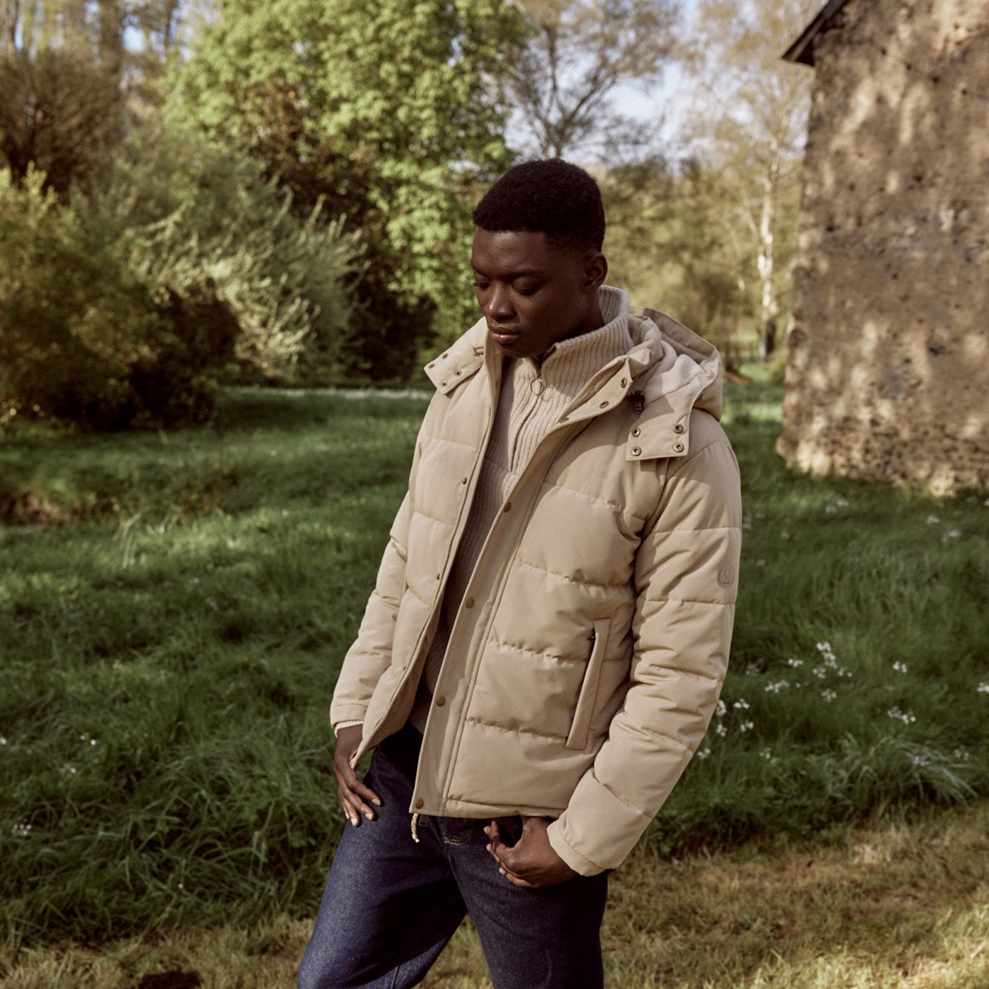 Plumífero Beige Claro Neuillay - Hombre