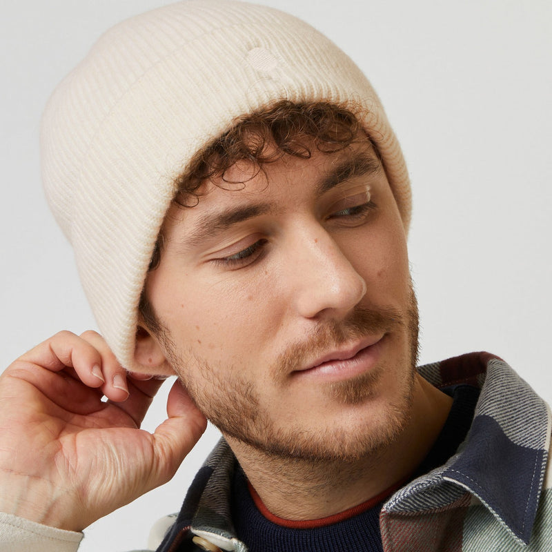 Bonnet Écru Beany - Homme