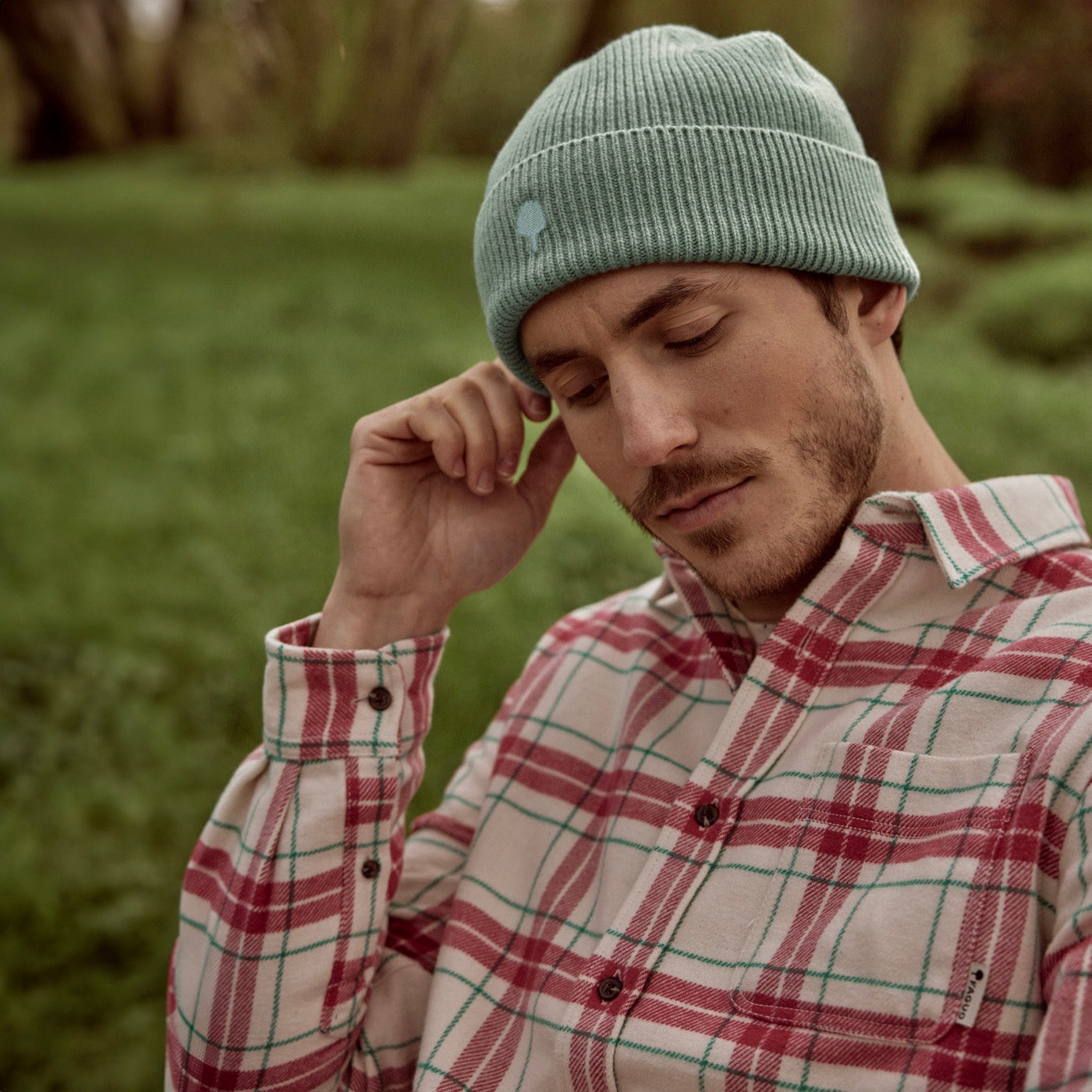 Gorro Verde Beany - Hombre