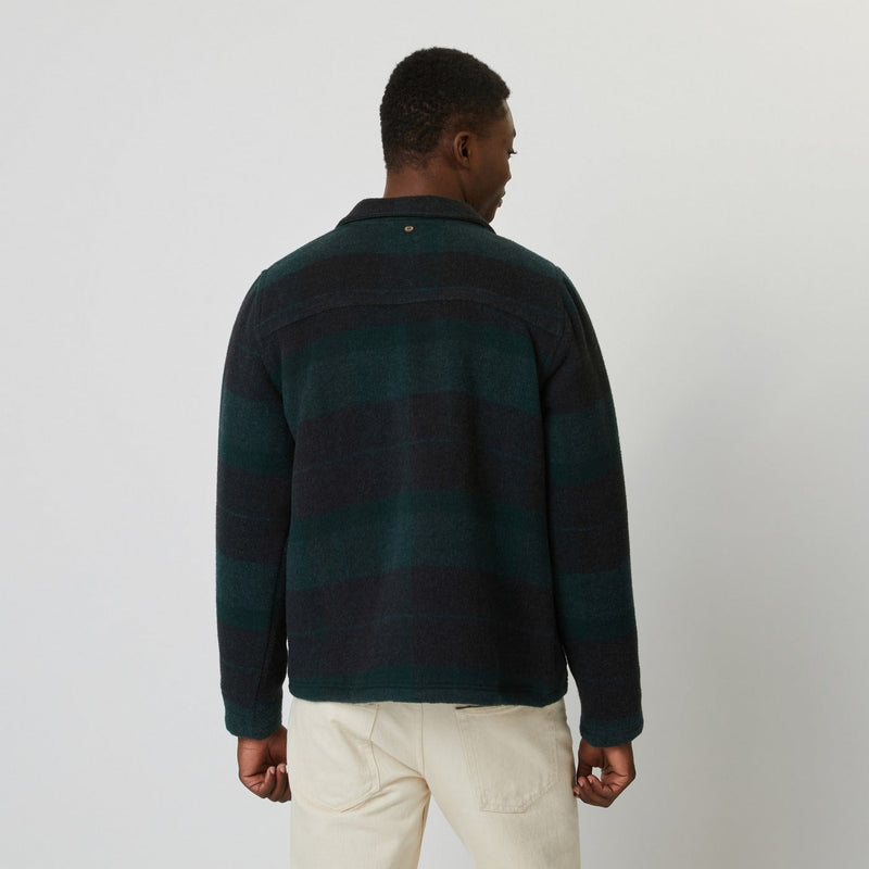 Faguo - Veste Vert Foncé & Grise Lorge - Homme