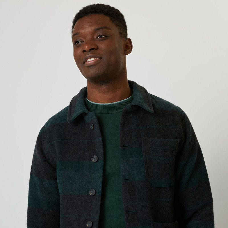 Faguo - Veste Vert Foncé & Grise Lorge - Homme