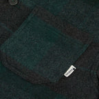 Veste Vert Foncé & Grise Lorge - Homme