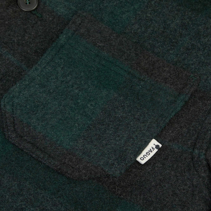 Faguo - Veste Vert Foncé & Grise Lorge - Homme