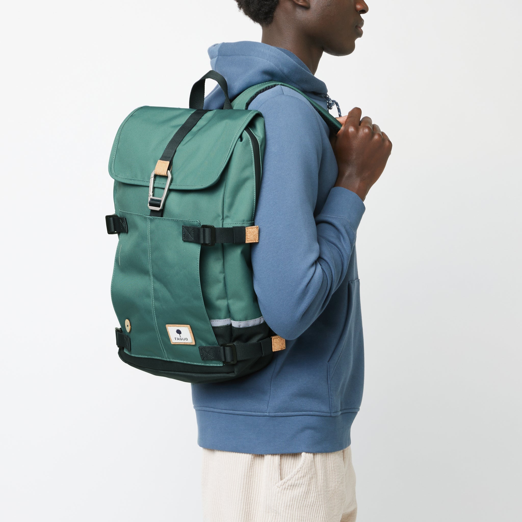 Blue Commuter Backpack - Men's