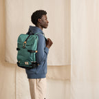 Blue Commuter Backpack - Men's