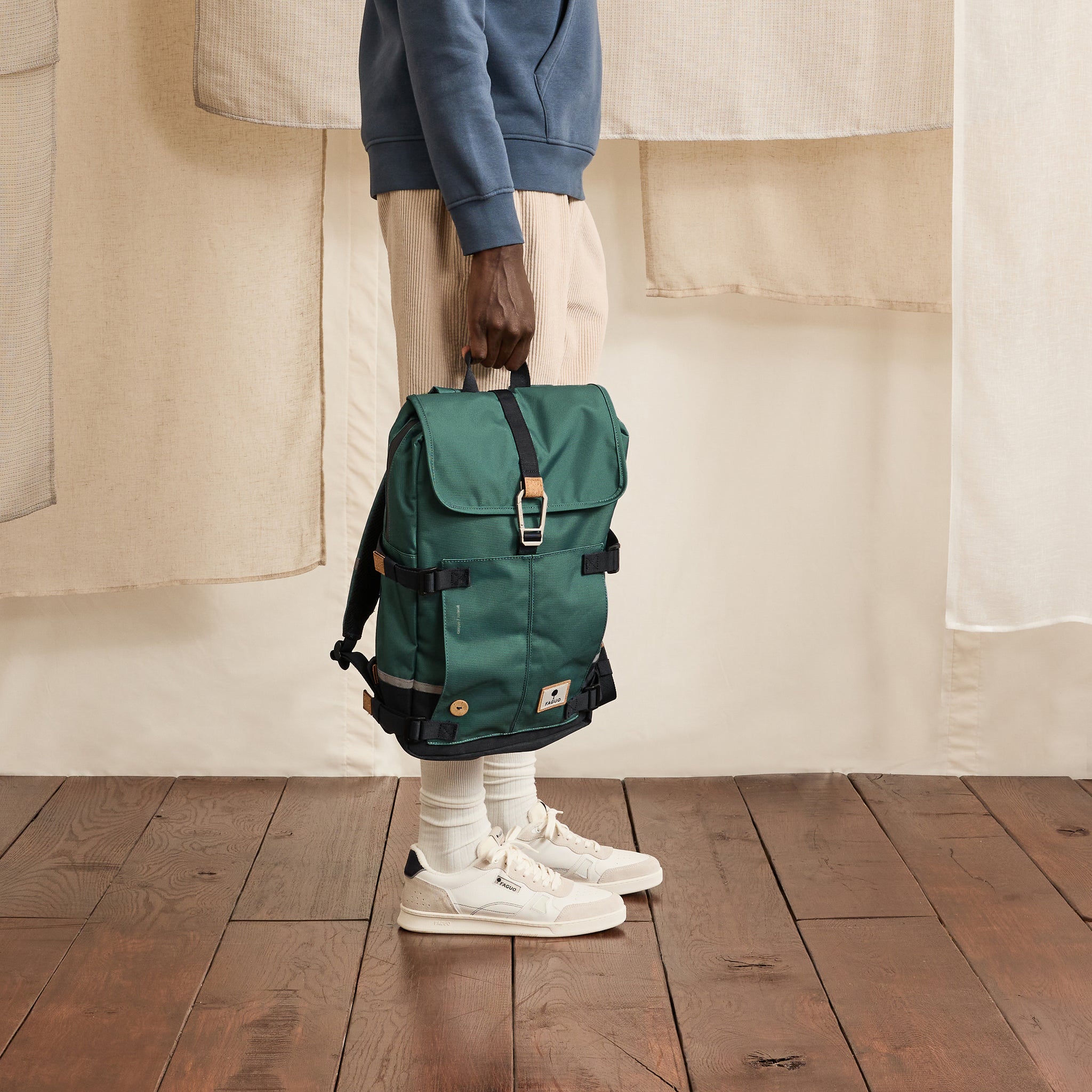 Blue Commuter Backpack - Men's