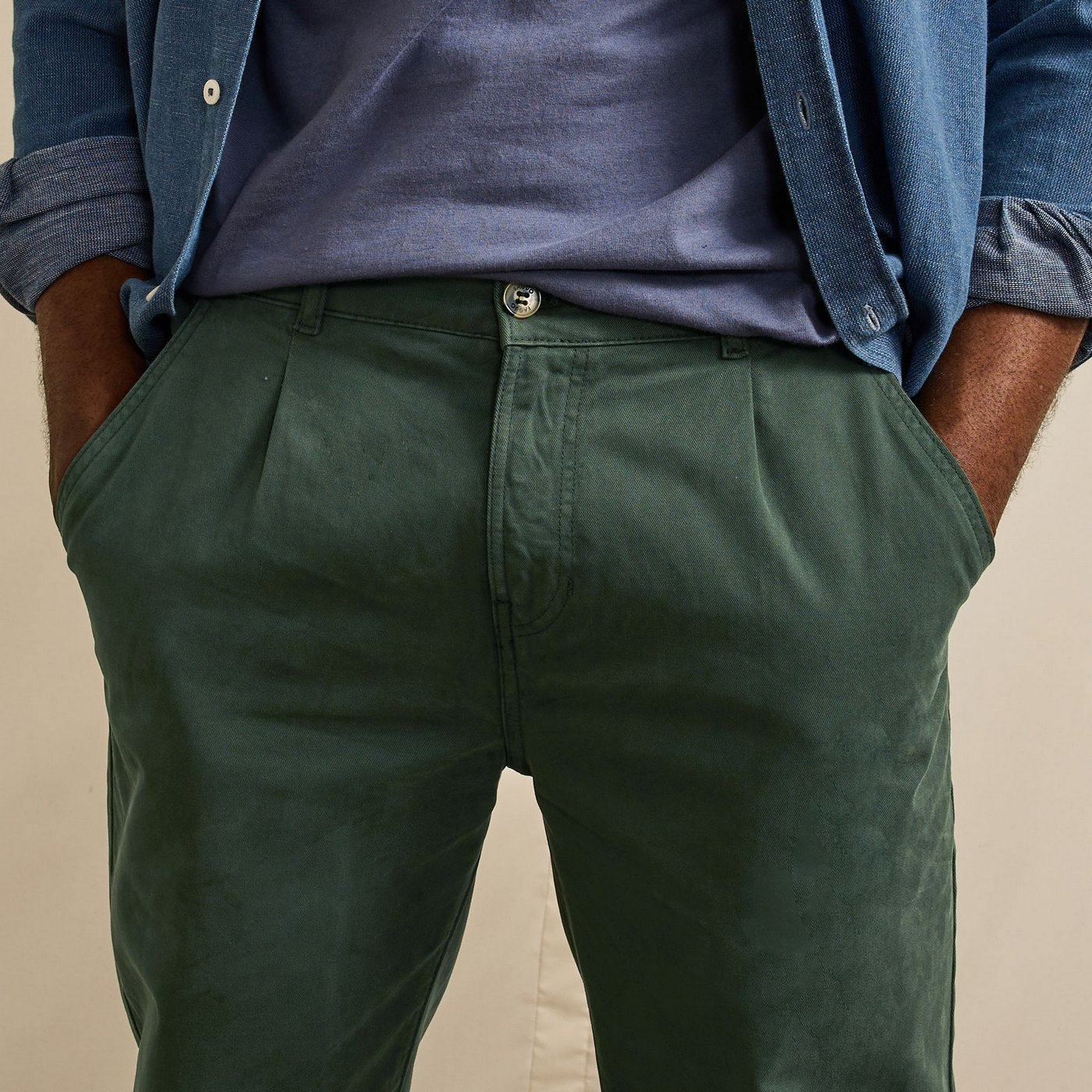 Chino Verde Oscuro Rumilly - Hombre