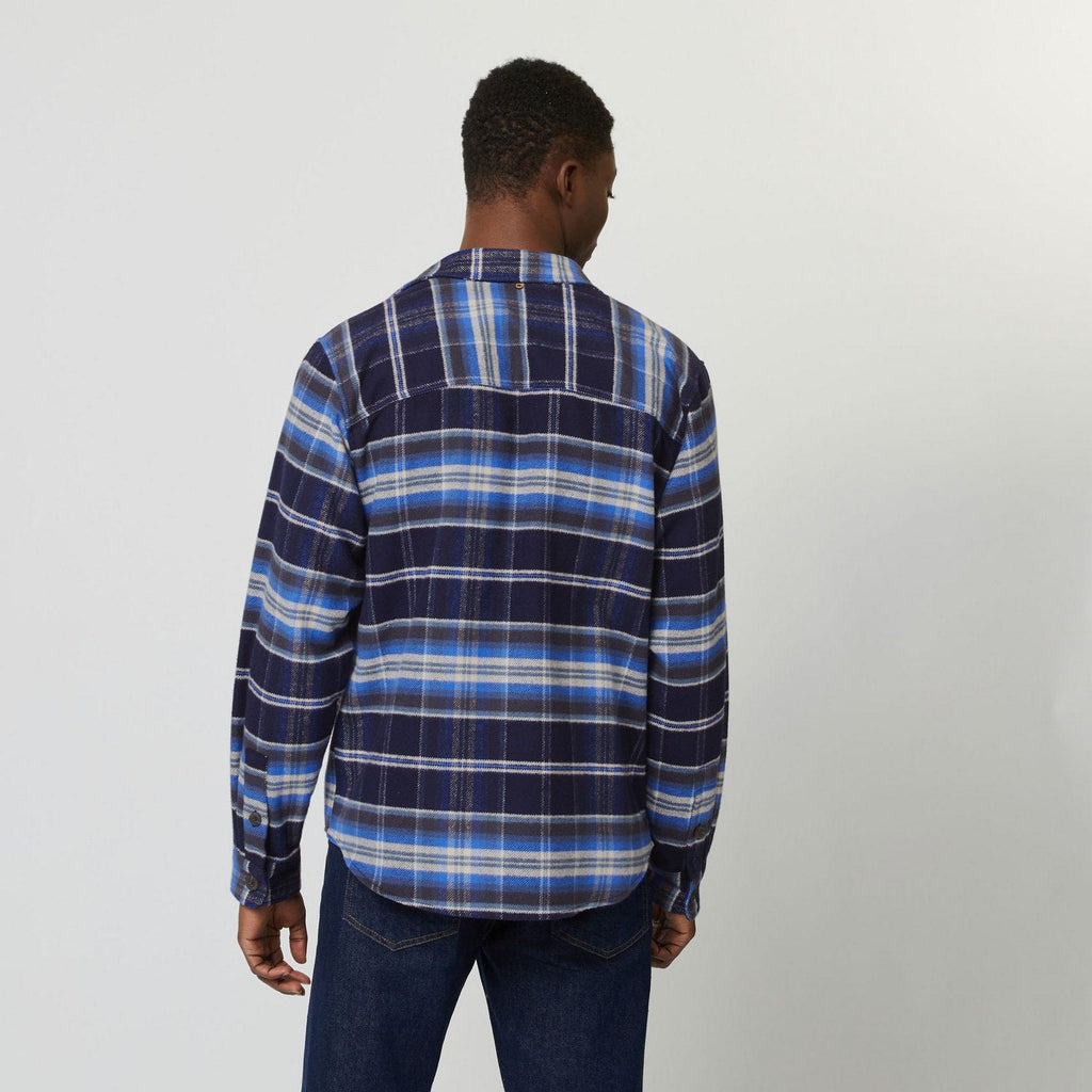 Sobrecamisa Azul Oscuro y Blanca Flavigny - Hombre