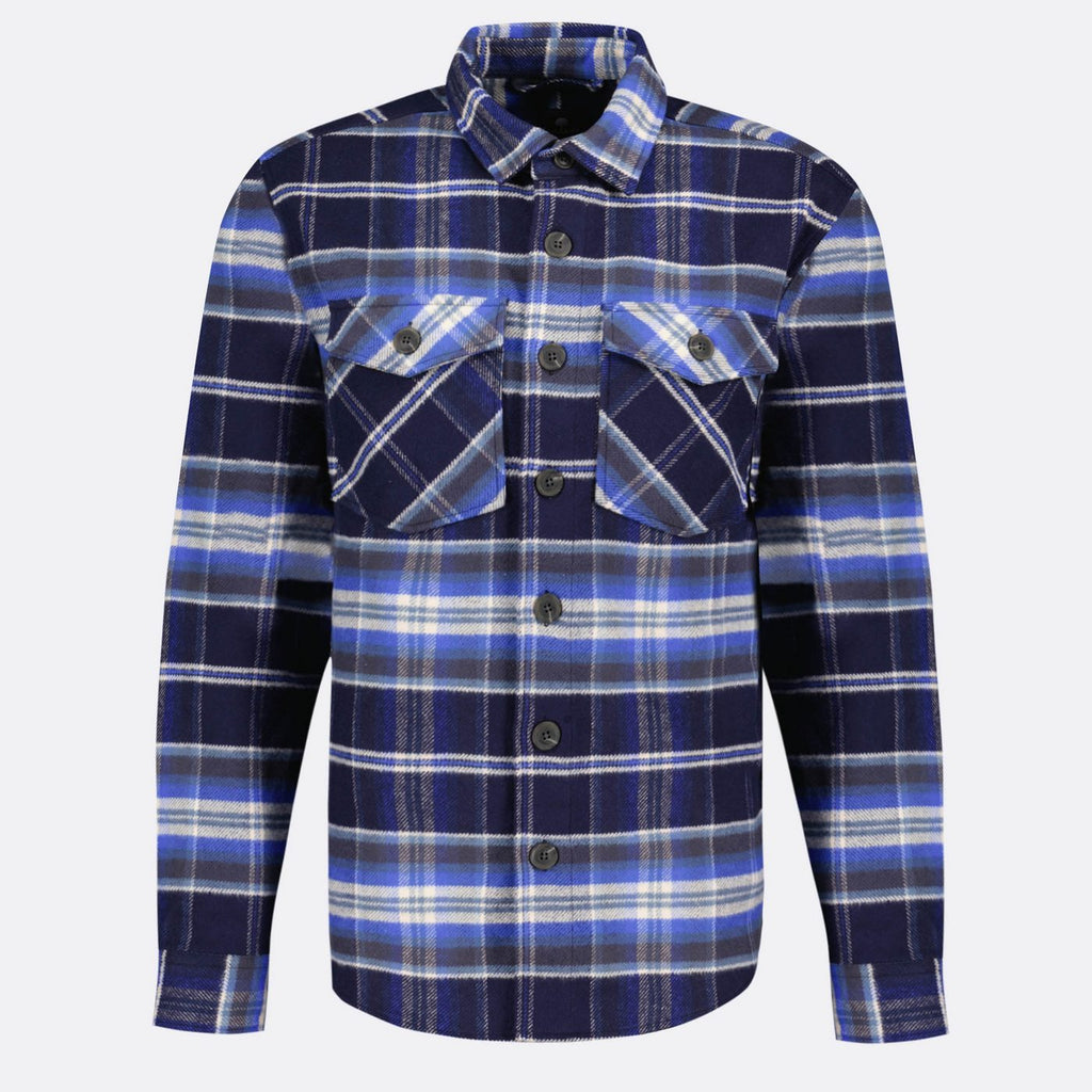Sobrecamisa Azul Oscuro y Blanca Flavigny - Hombre