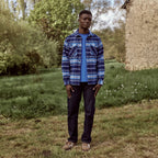 Sobrecamisa Azul Oscuro y Blanca Flavigny - Hombre