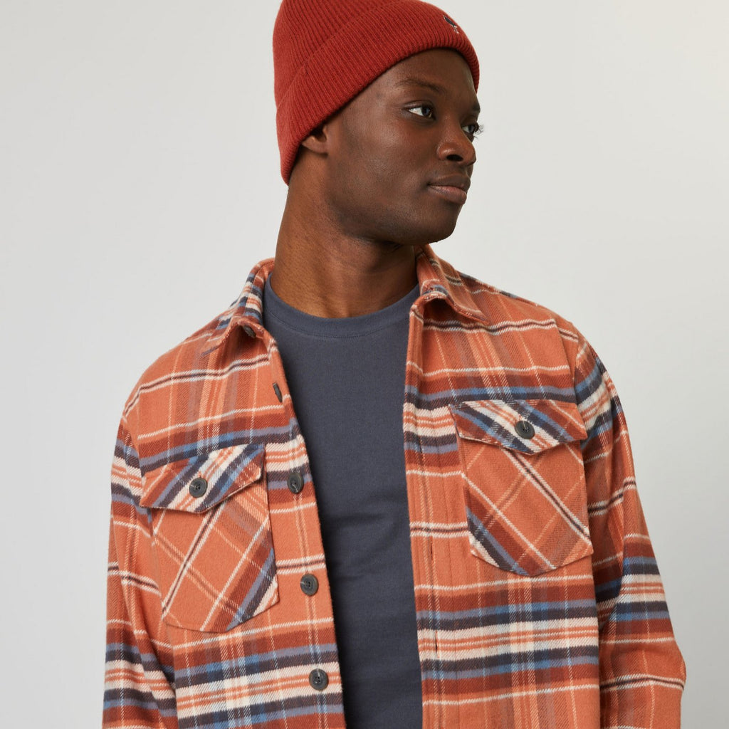 Sur-Chemise Brique & Écrue Flavigny - Homme