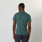 T-Shirt Vert Grisé Brodé Arcy - Homme