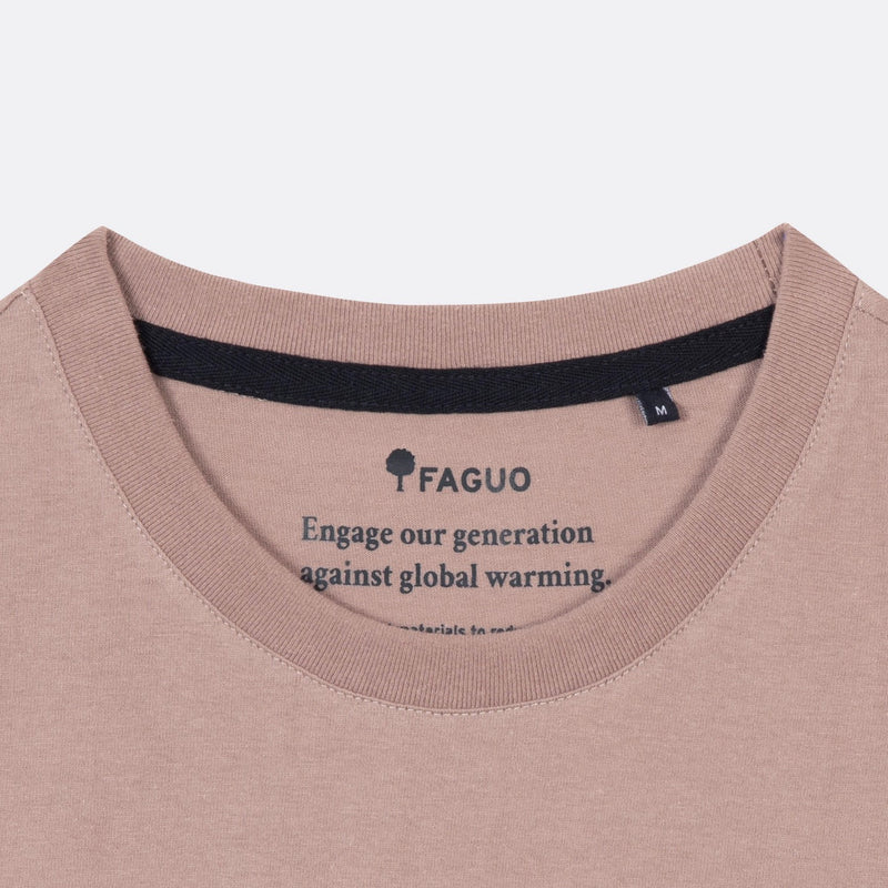Faguo - T-Shirt Mc - Arcy - Rose - Homme