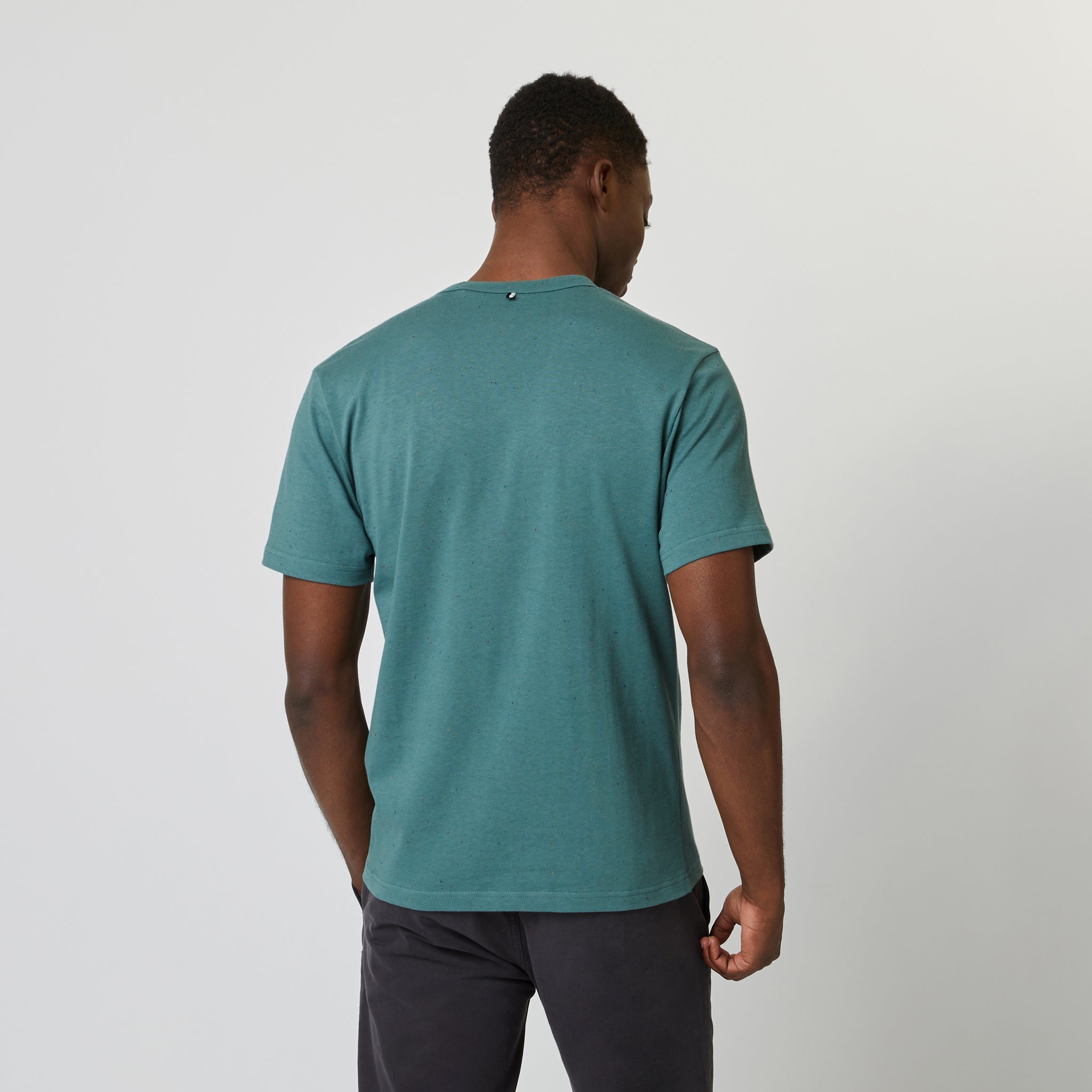 Light Green Marl T-Shirt Lugny - Men