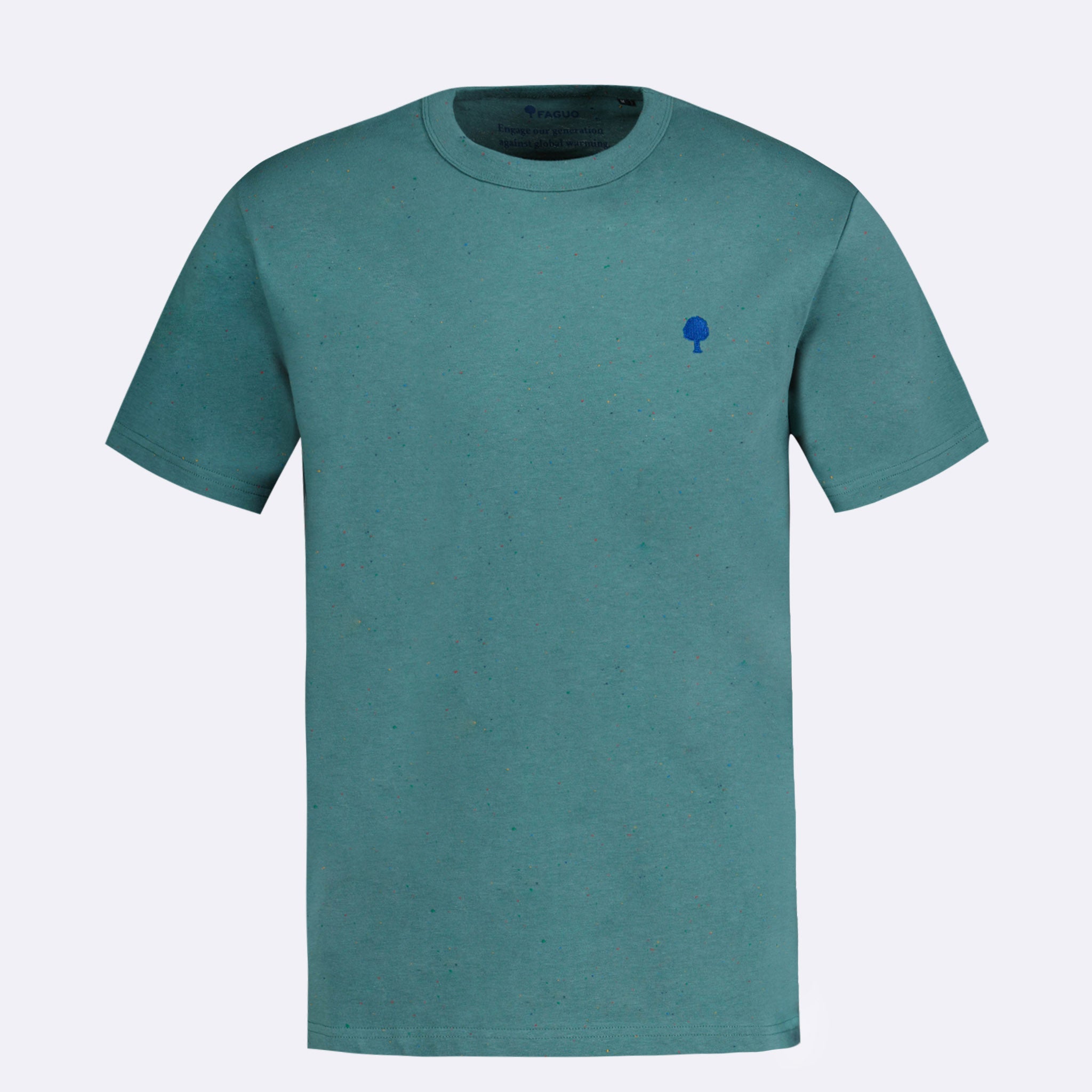 Light Green Marl T-Shirt Lugny - Men