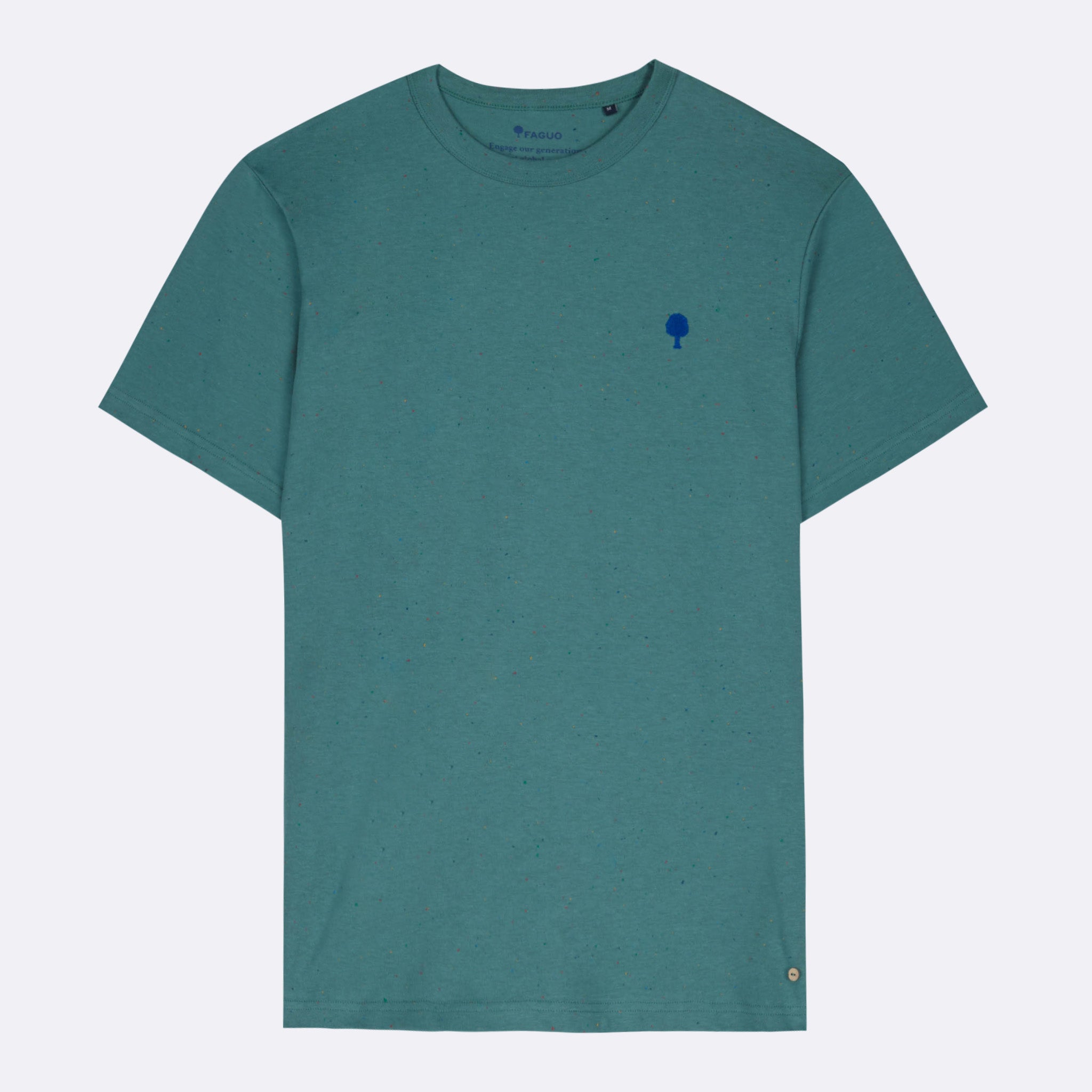 Light Green Marl T-Shirt Lugny - Men