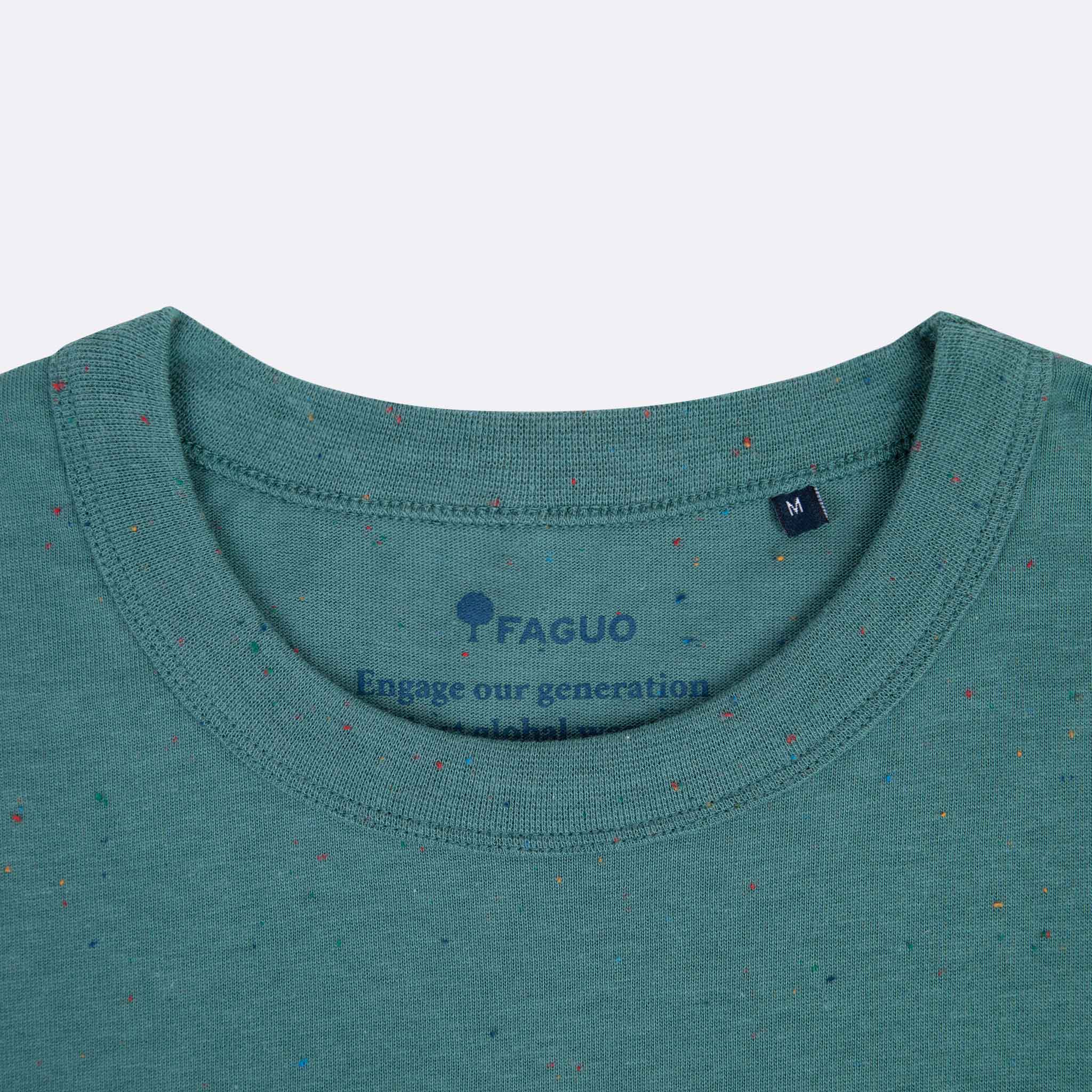 Light Green Marl T-Shirt Lugny - Men