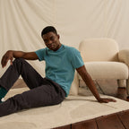 Light Green Marl T-Shirt Lugny - Men