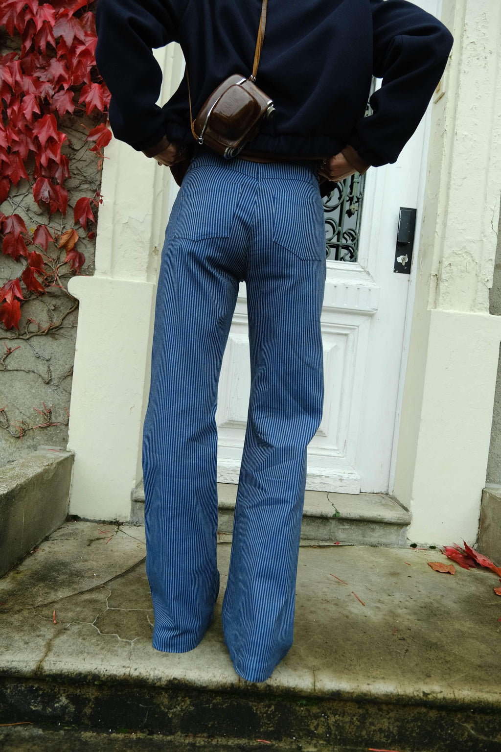 Victor Navy Stripe Pants