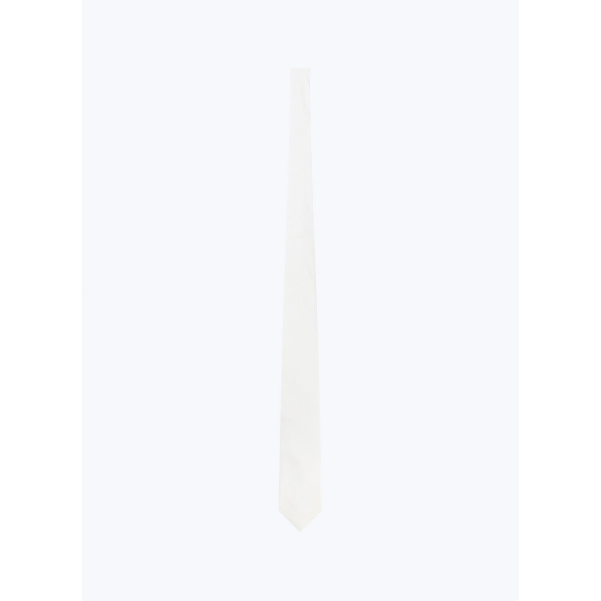 Cravate En Satin De Soie - Blanc