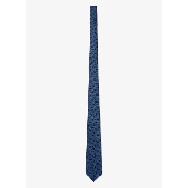 Fursac - Cross Jacquard Tie - Navy
