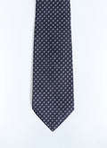 Cravate En Jacquard Fleuri - Ciel