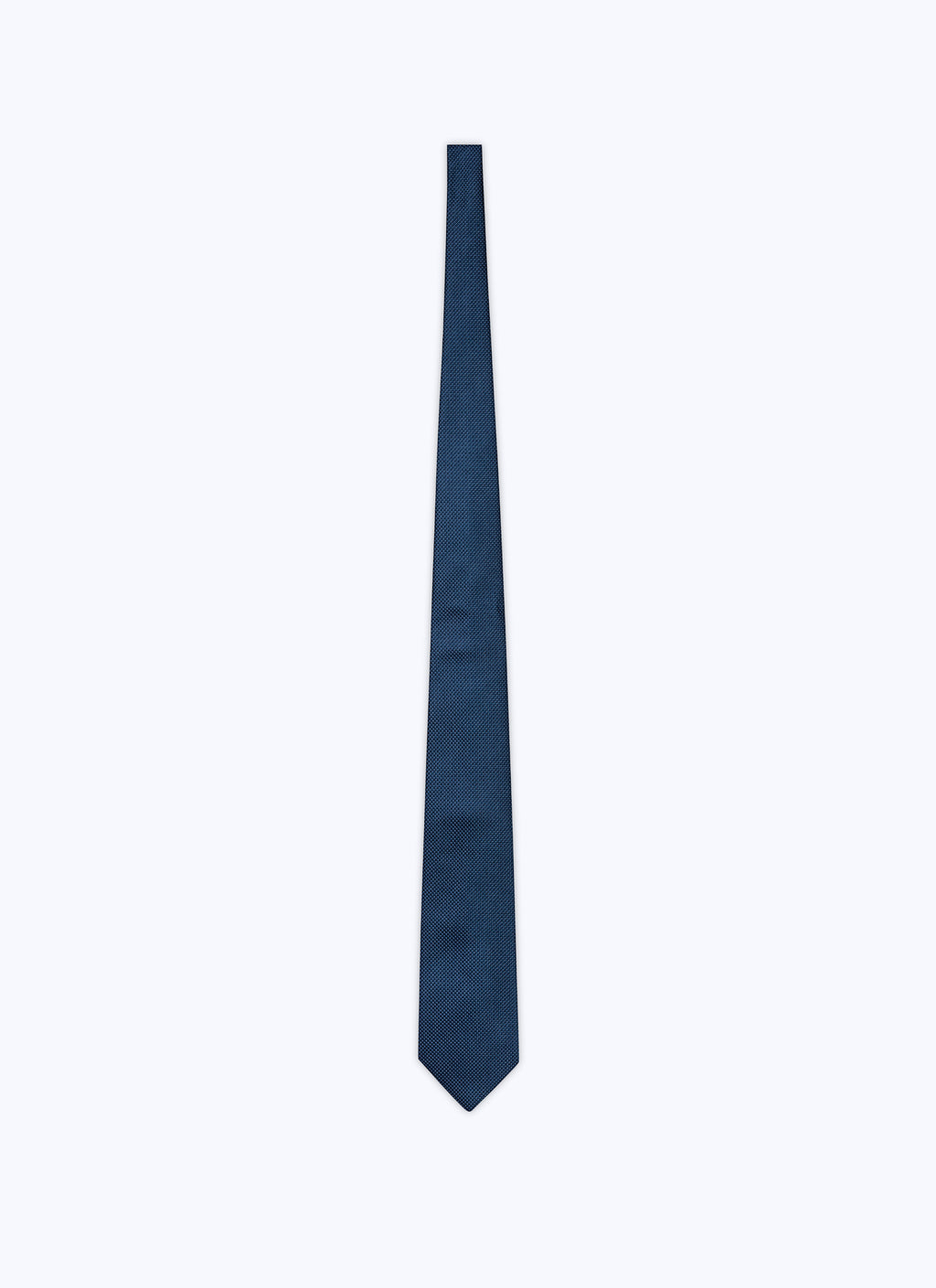 Cravate À Motifs Points - Pétrole