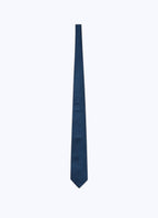 Cravate À Motifs Points - Pétrole