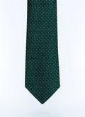 Polka Dot Tie - Bottle Green