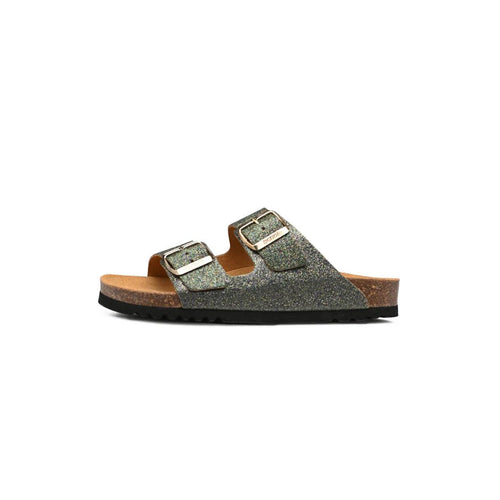 Sandalias de mujer Scholl Josephine Sparkling Synthetic - Verde militar