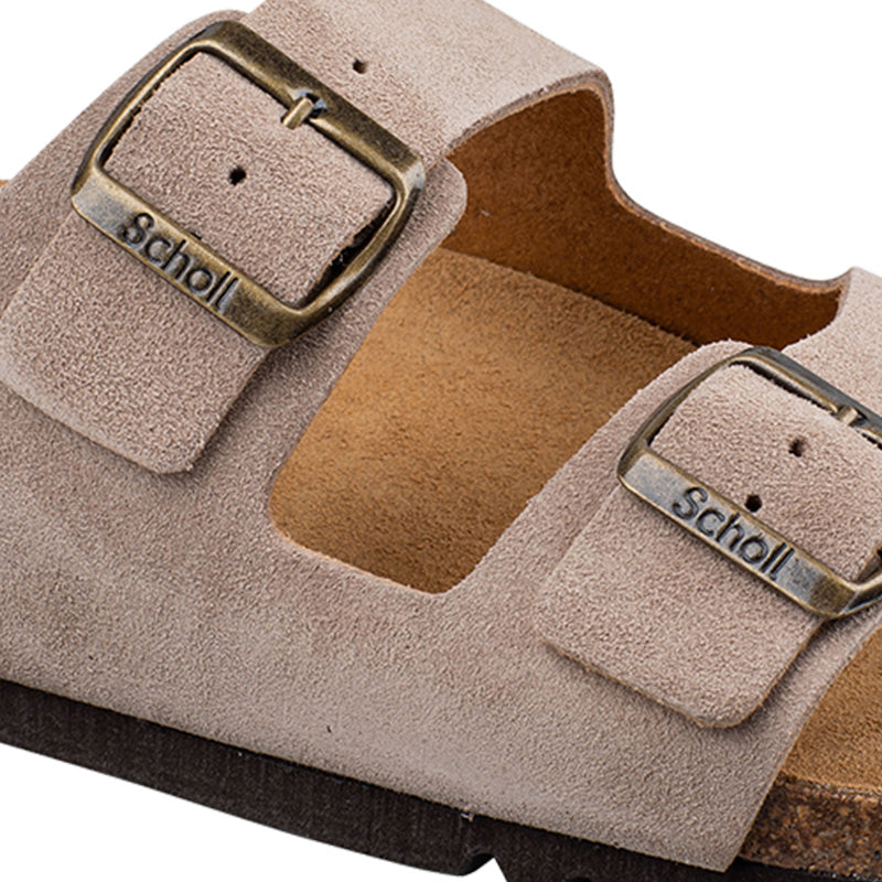 Sandales Homme Scholl Julien Suede - Beige Foncé