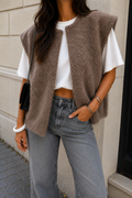 Gilet Clara - Marron