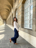 Victorine raw denim jeans