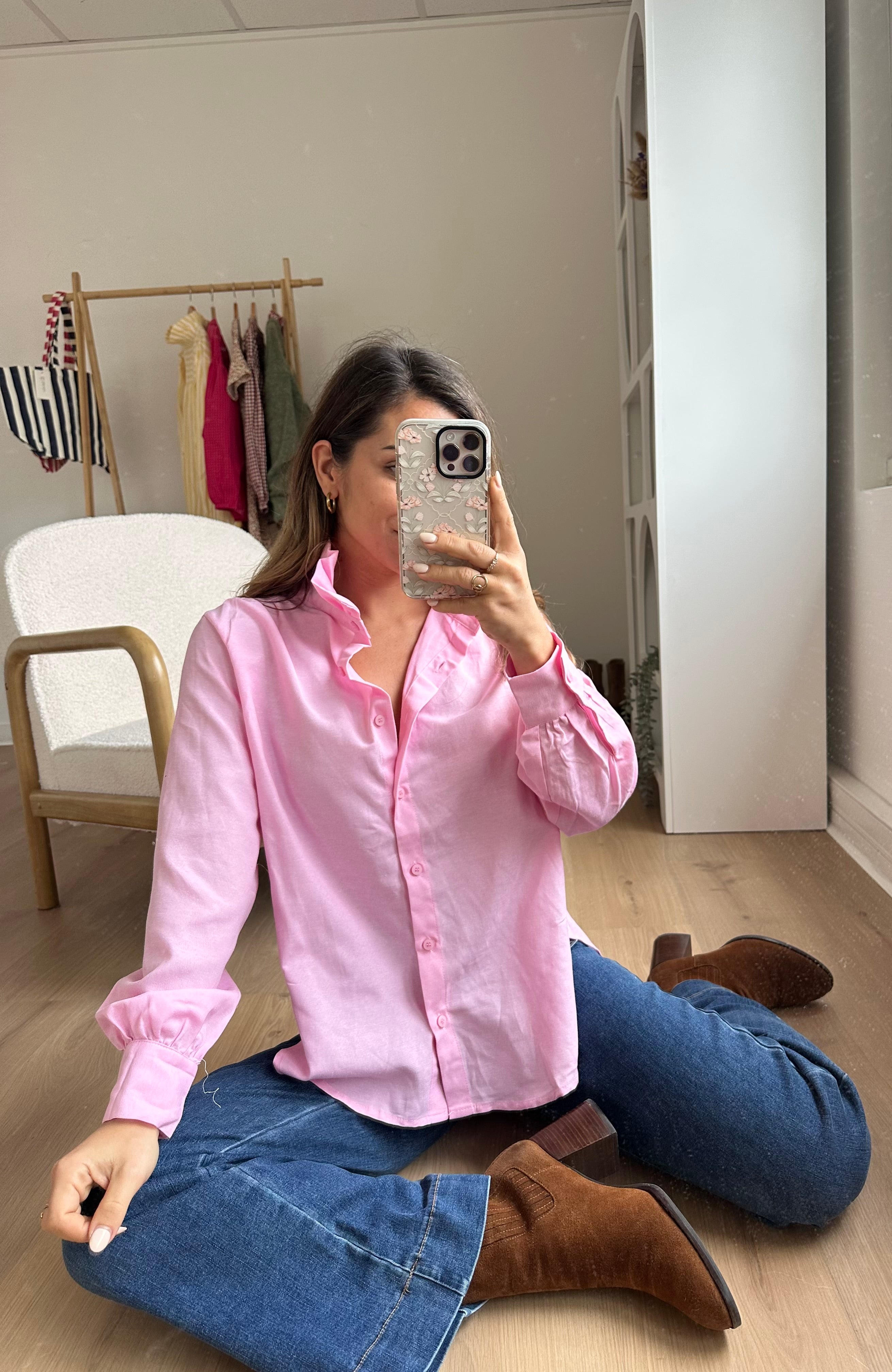 Camisa Cuello Rosalía