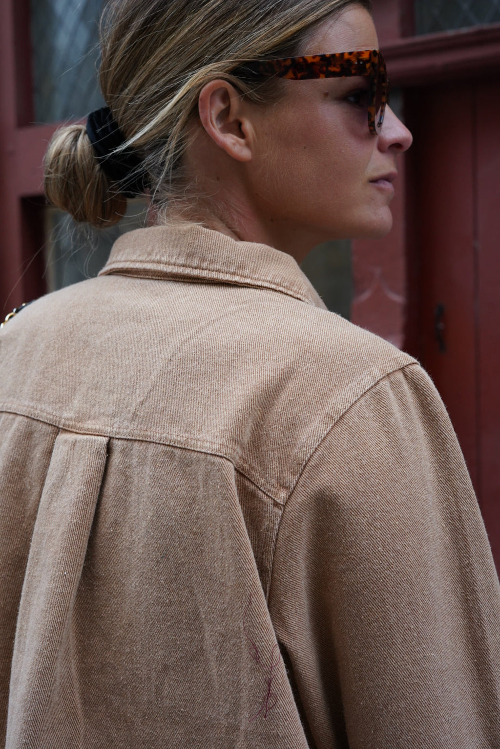 Laura Denim Jacket Camel