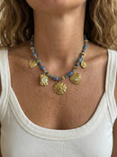 Collier Angela - Bleu