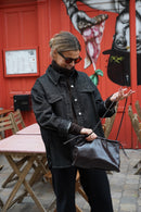 Surchemise Daphné Denim Noir