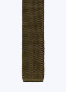 Fursac - Olive Green Silk Tricot Tie