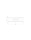 Cayo Bas - Sideboard - MDF - White