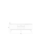 Cayo Bas - Buffet - MDF - Blanc