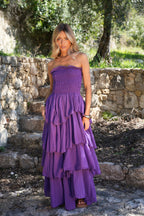 Robe Longue Lizia - Violette