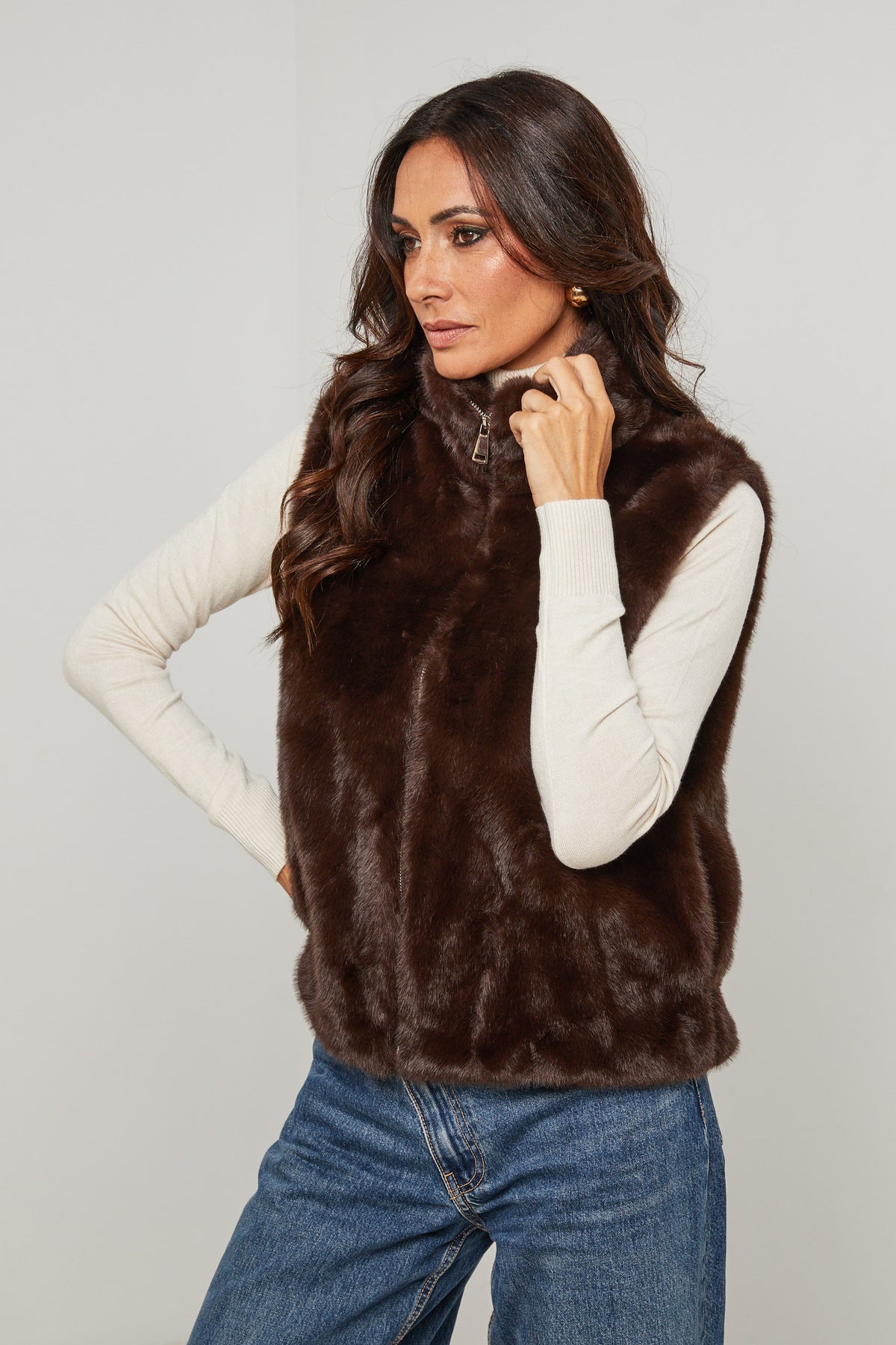 Fausse Fourrure - Choco