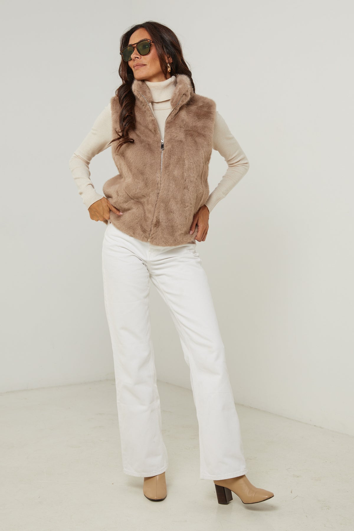 Fausse Fourrure - Taupe