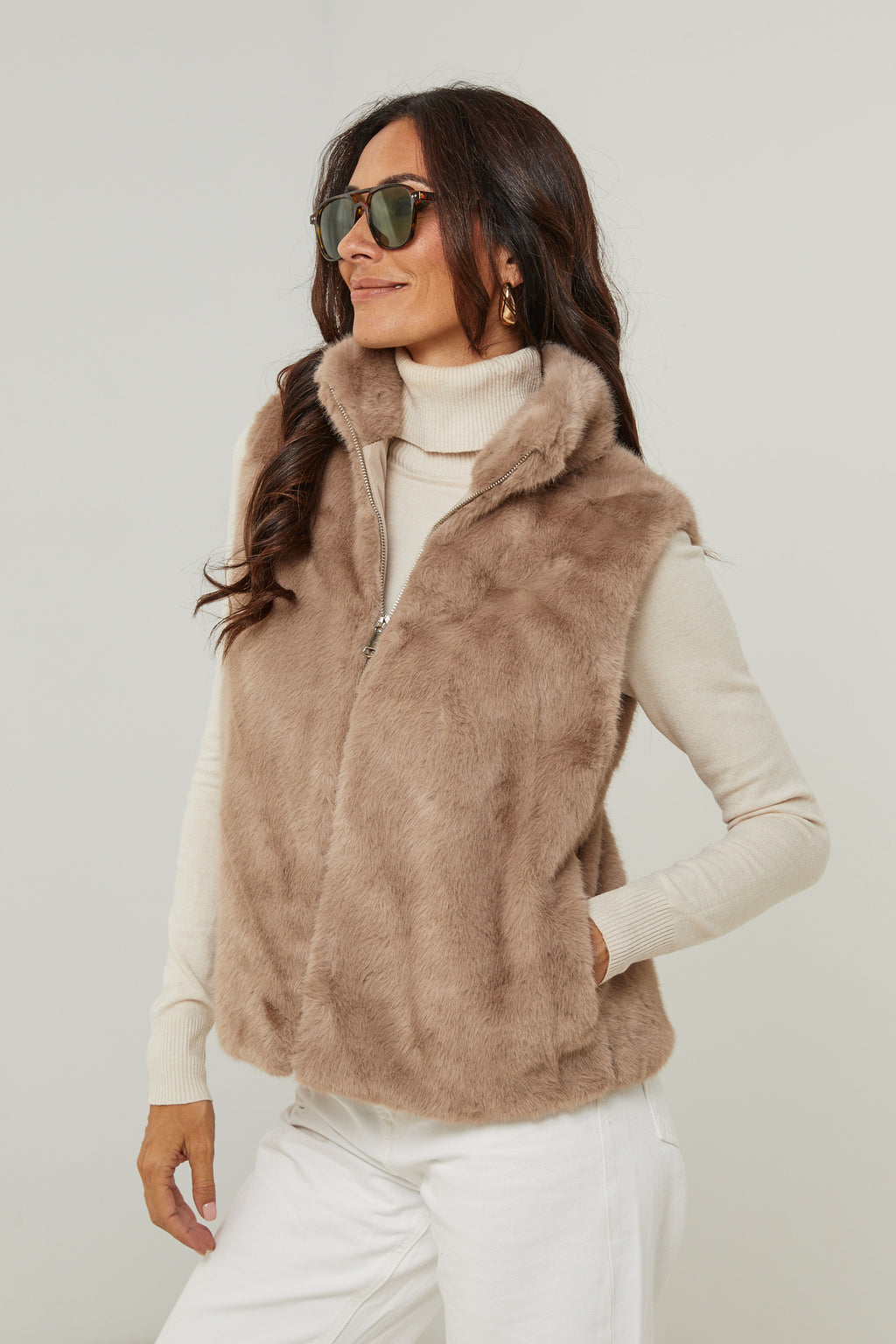Fausse Fourrure - Taupe