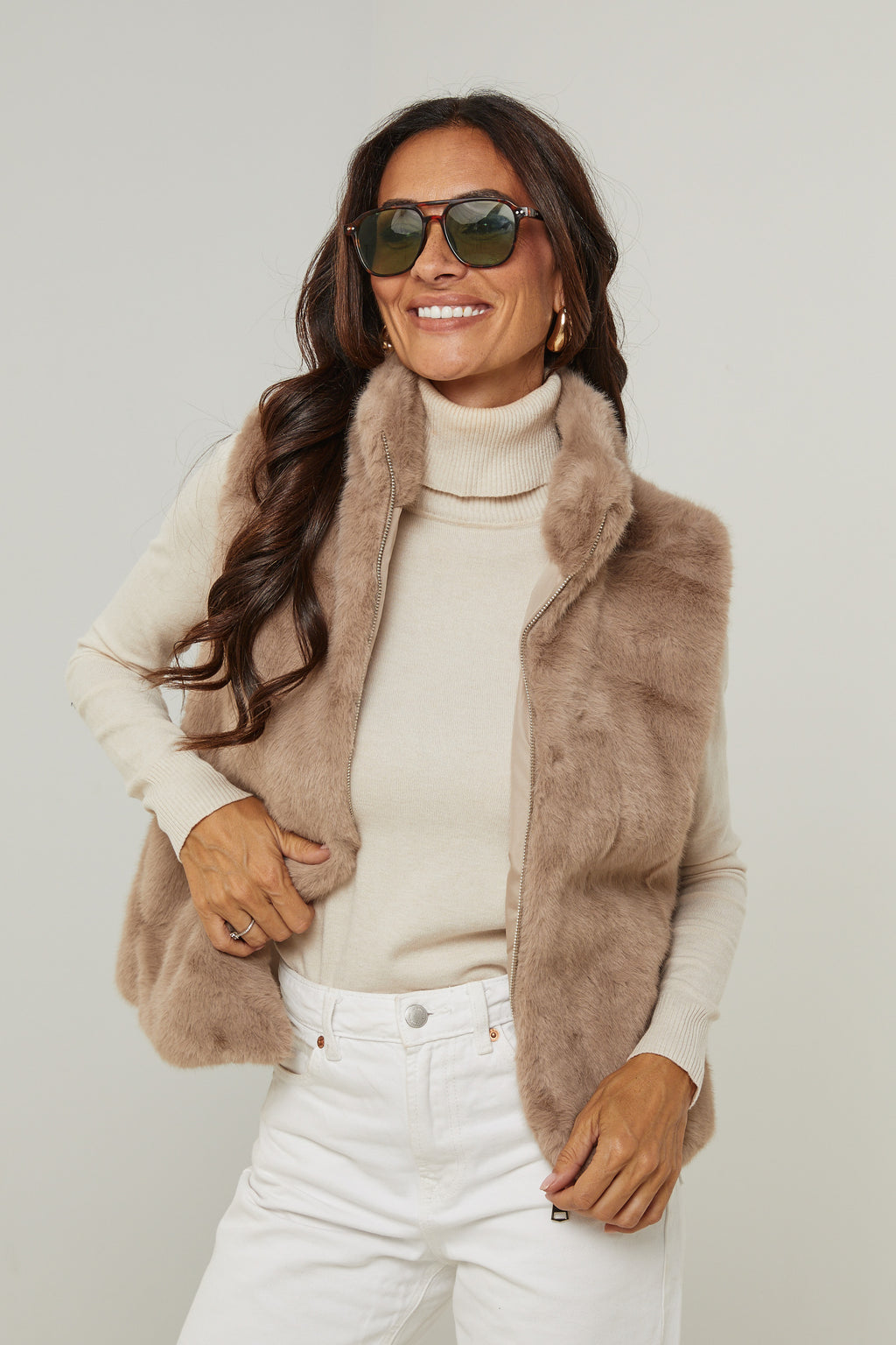 Fausse Fourrure - Taupe