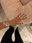 Melt Plata Bracelet