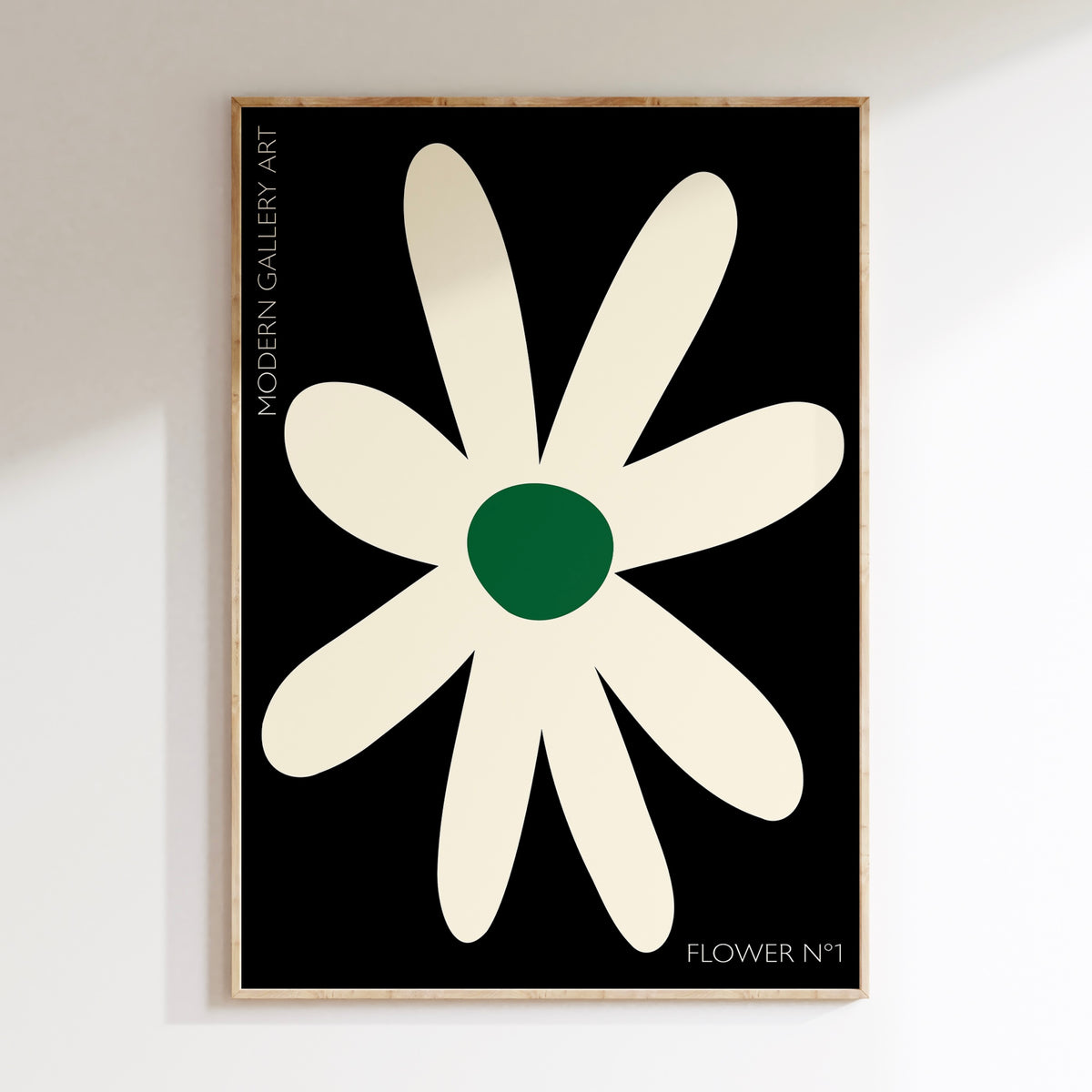 Flower N1 - Noir