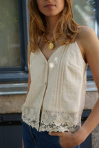 Eloi Lace Top Beige