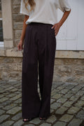 Pantalon Ample Meryam - Prune